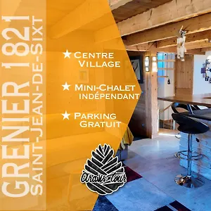 Appartement Le Grenier 1821 - Mini - Centre Village - Aravistour, Saint-Jean-de-Sixt